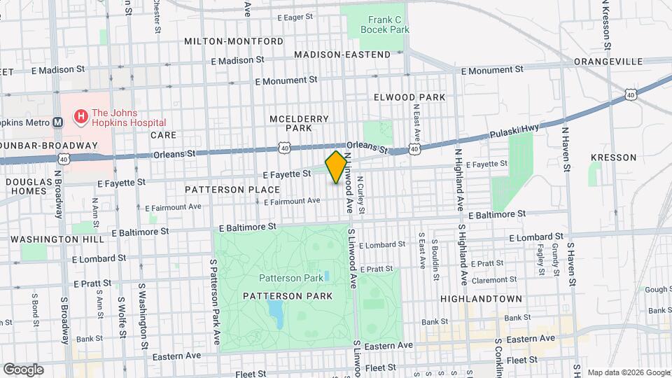 112 N Streeper St Map and Location Details