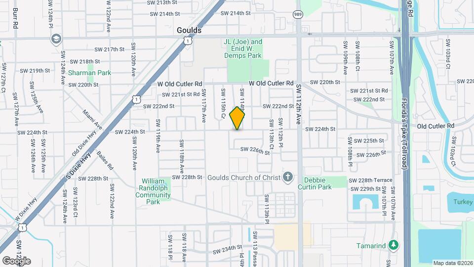 11460 SW 224th St Mapa y Detalles de la Ubicación