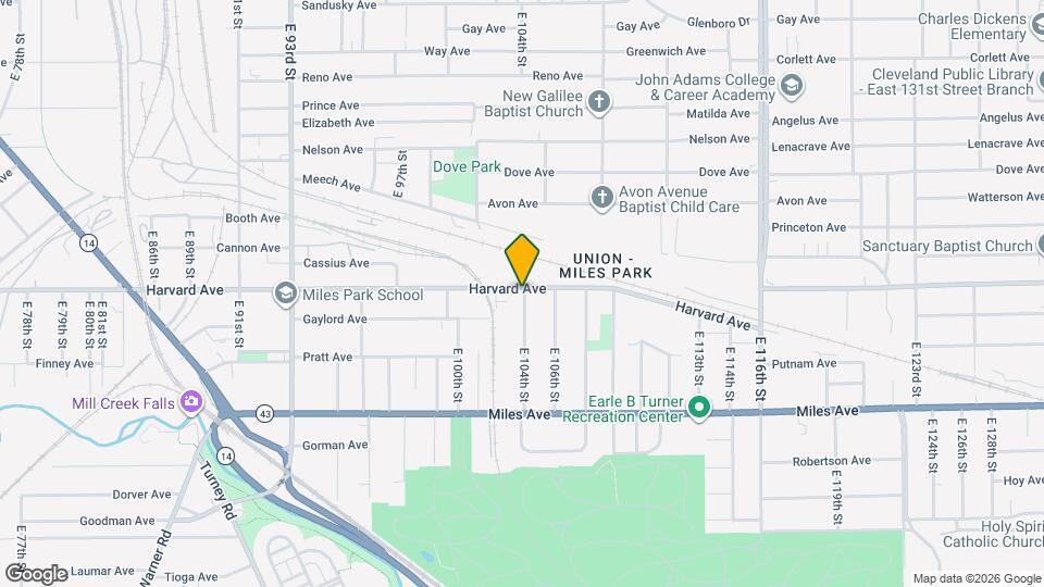 10324 Harvard Ave Map and Location Details