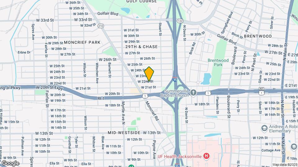 1152 W 22nd St Map and Location Details