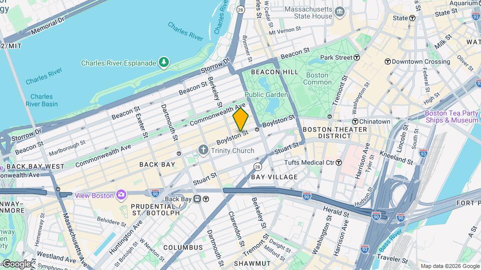 4-8 Boylston St Map and Location Details