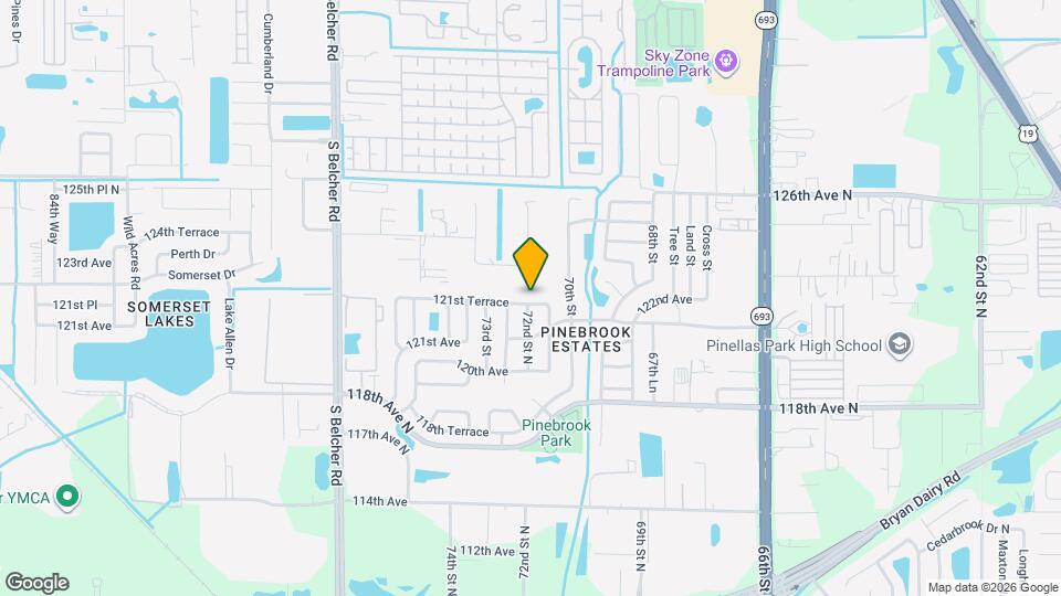 7199 121st Terrace Map and Location Details