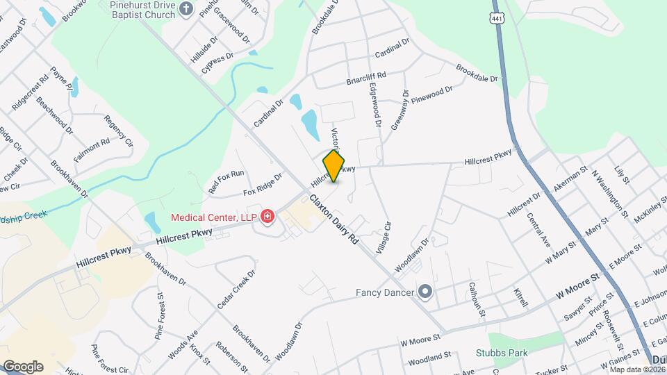 608 Hillcrest Pkwy Map and Location Details