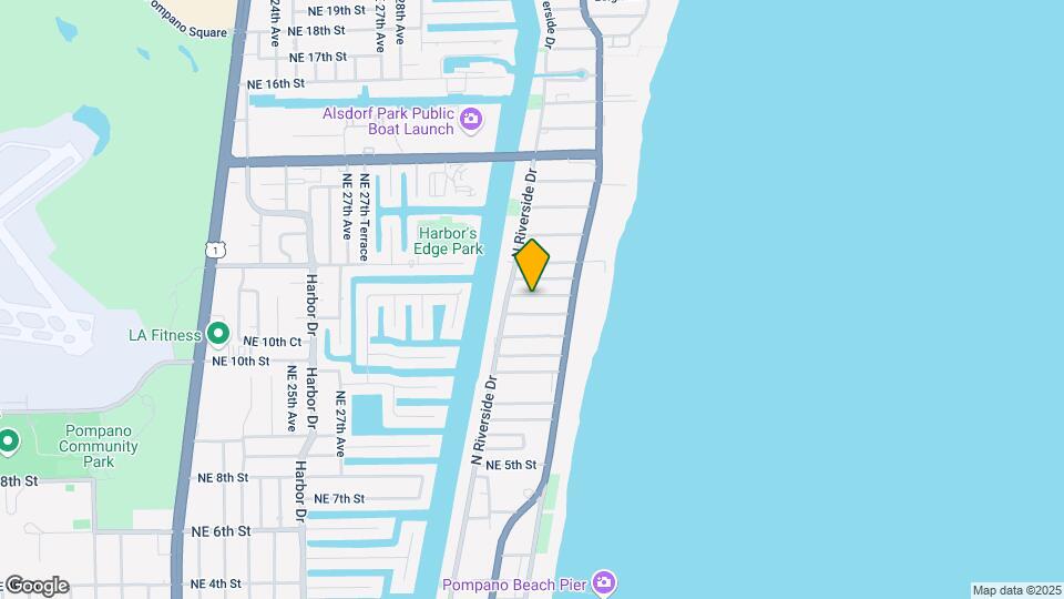3208 NE 8th Ct Map and Location Details