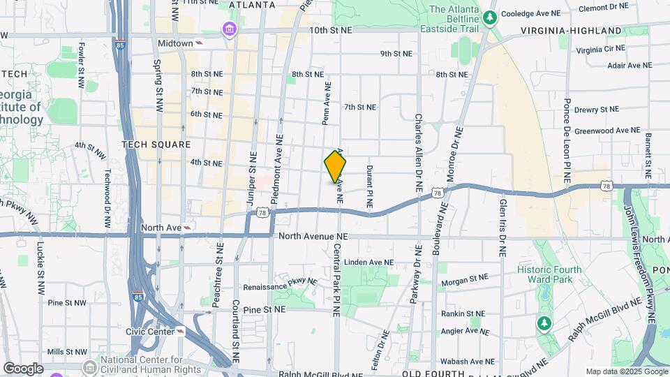 704 Argonne Ave NE Map and Location Details