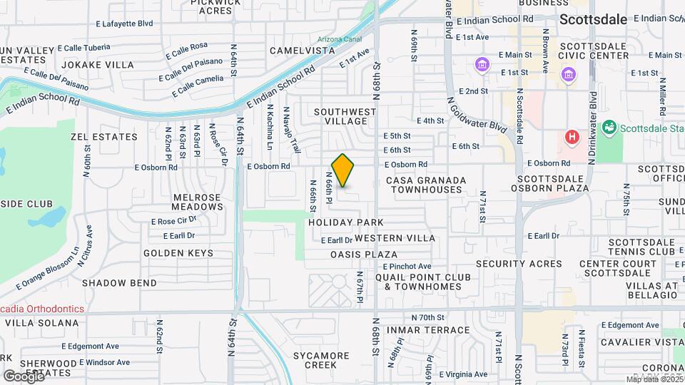 3308 N 67th St Map and Location Details