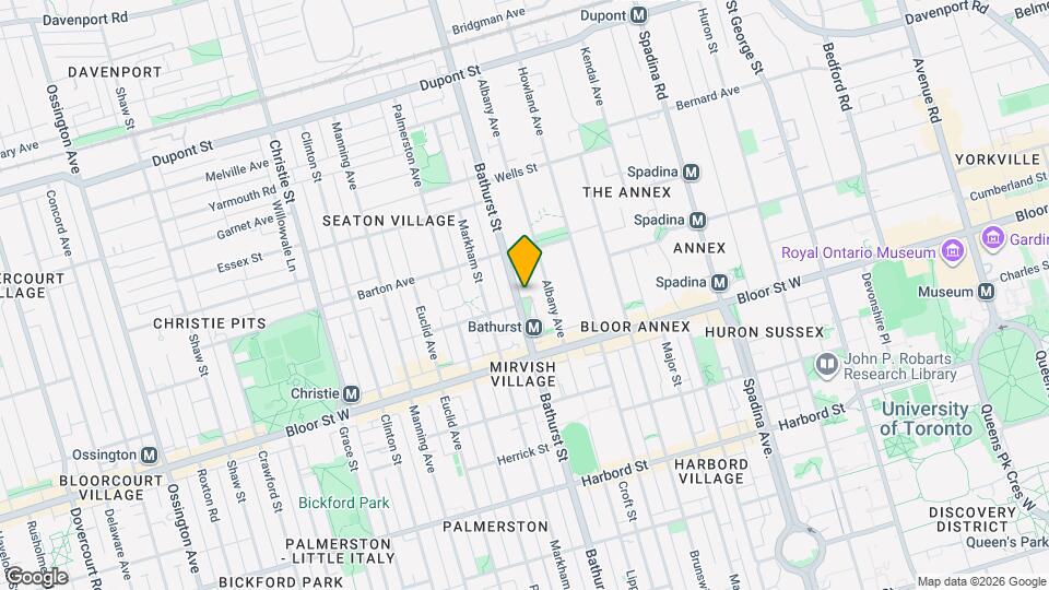 849 Bathurst St Map and Location Details