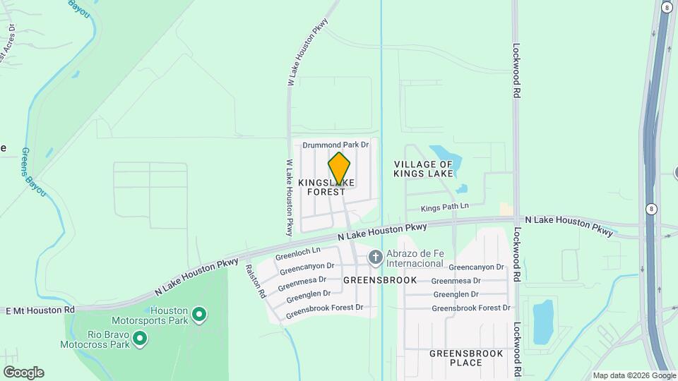 12227 Kingslake Forest Dr Map and Location Details