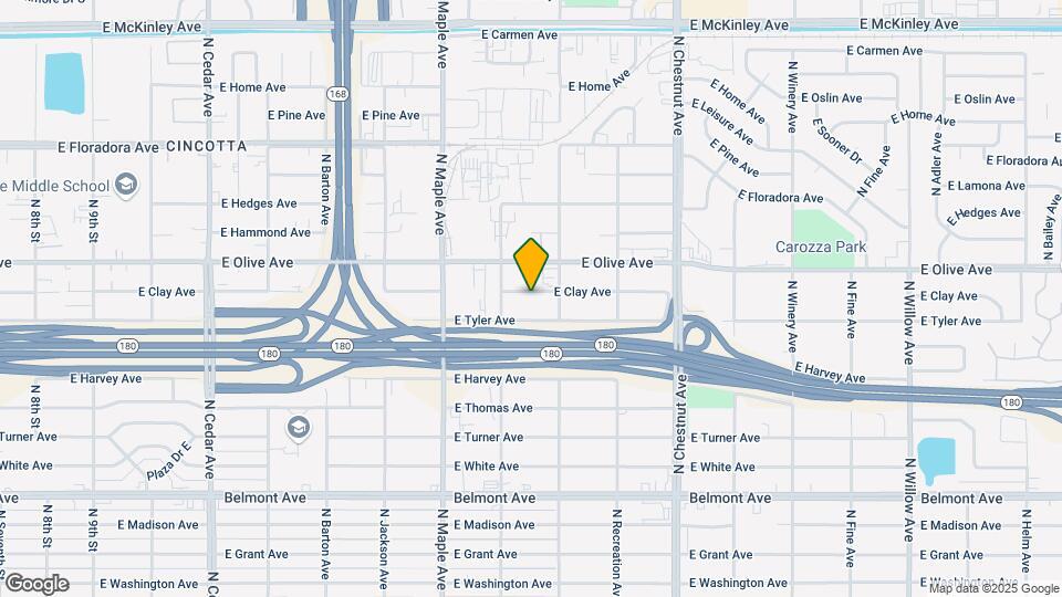 4676 E Clay Ave Map and Location Details