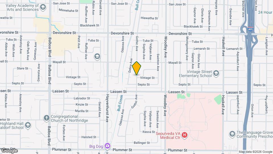 16357 Vintage St Map and Location Details