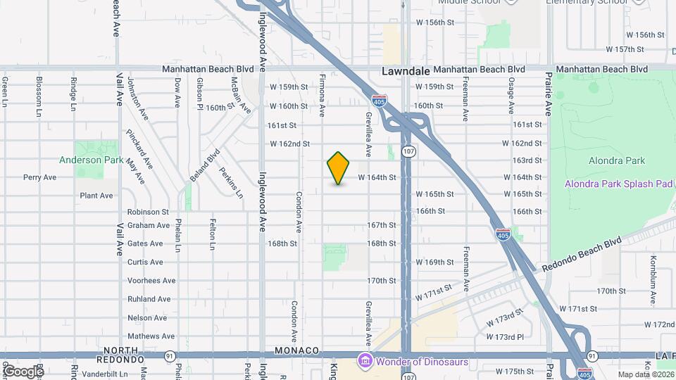 4555 W 165th St Map and Location Details