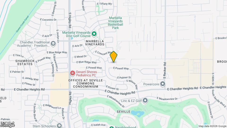 3563 E Blue Ridge Way Map and Location Details