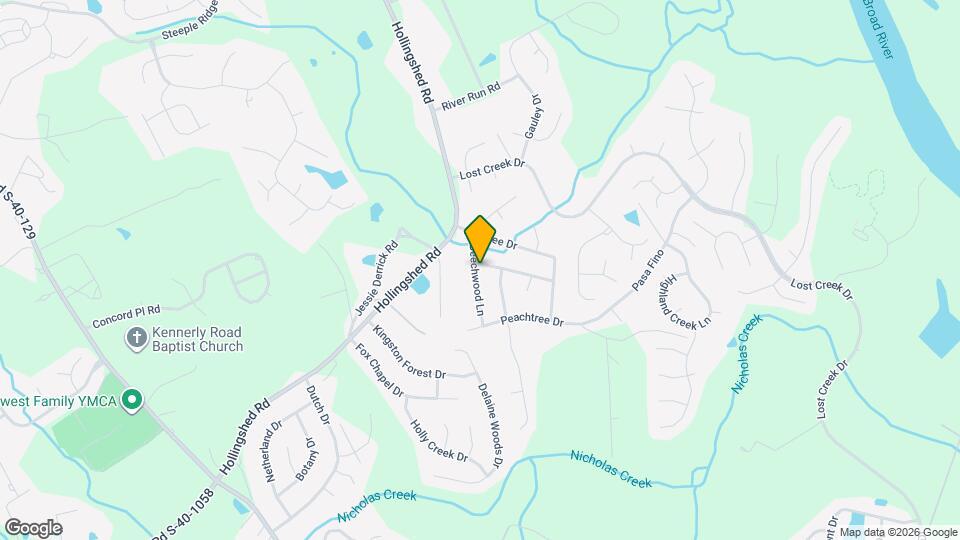 100 Laurel Oak Ln Map and Location Details