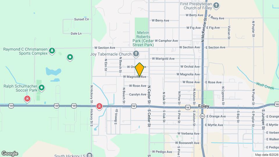515 W Magnolia Ave Mapa y Detalles de la Ubicación