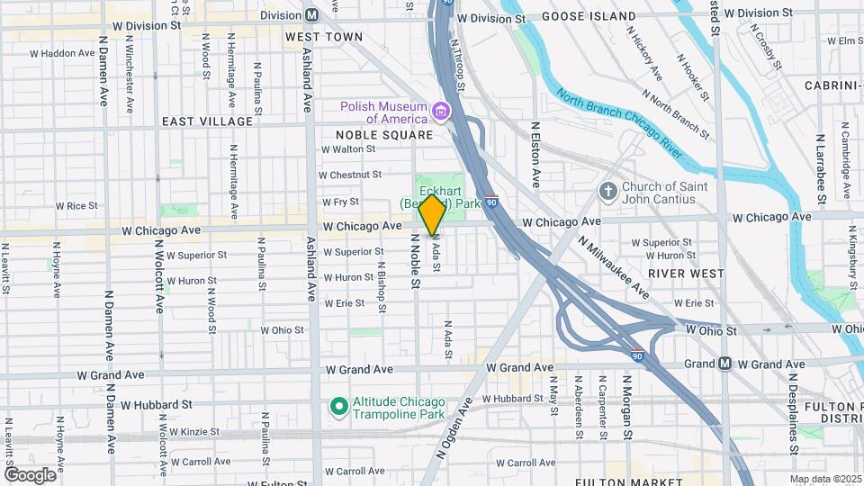 736 N Ada St Mapa y Detalles de la Ubicación