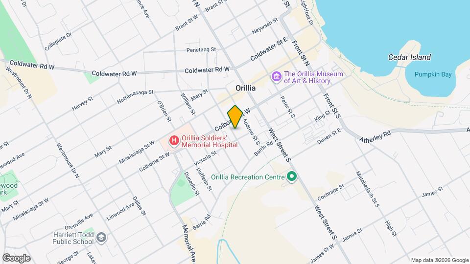 62 Albert St S Map and Location Details