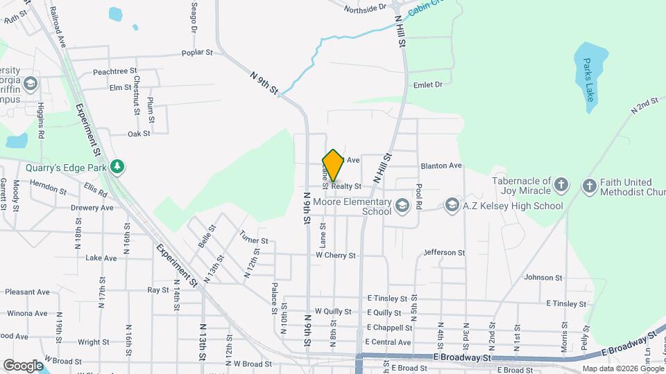 202 Realty St Map and Location Details