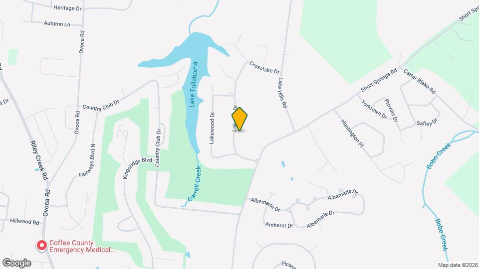 204 Lake Cir Dr Mapa y Detalles de la Ubicación