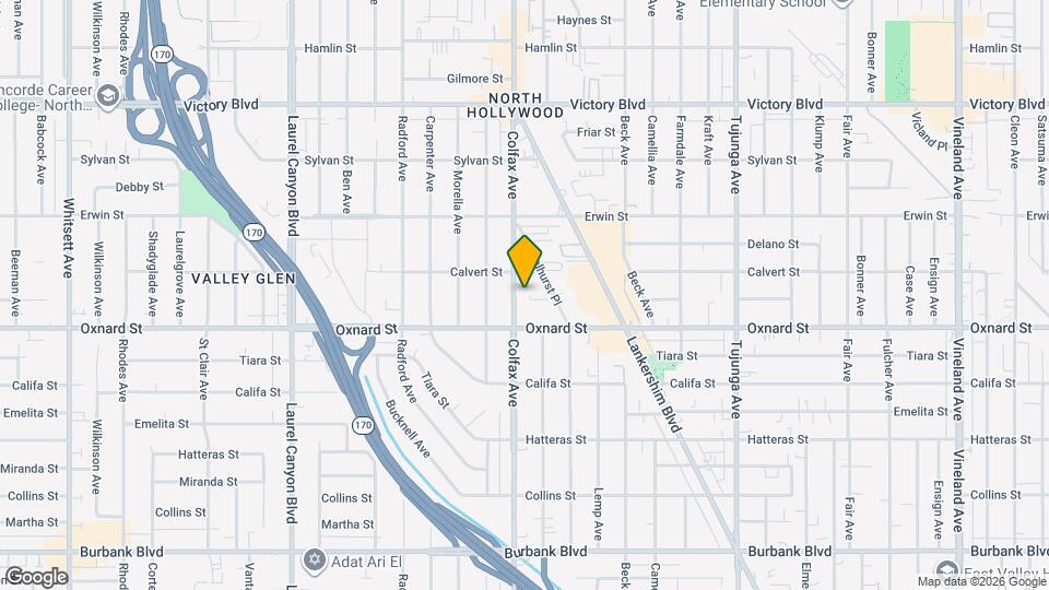 6030 Colfax Ave Map and Location Details