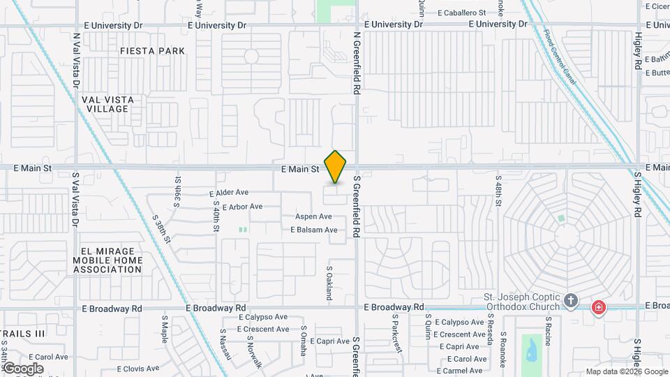 44 S Greenfield Rd Mapa y Detalles de la Ubicación