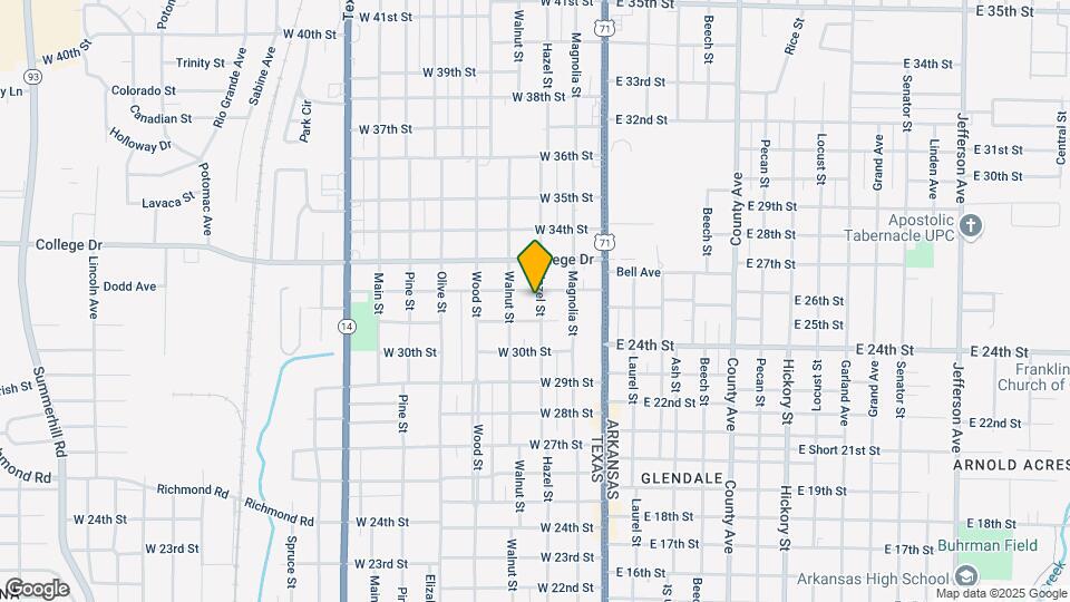 3100 Walnut Street Map and Location Details