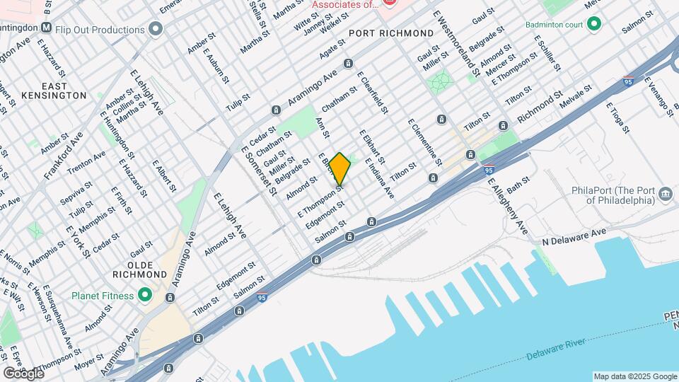 2633 E Monmouth St Map and Location Details