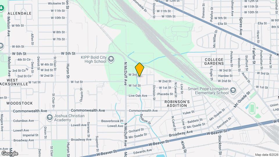 1166 Bertram St Map and Location Details