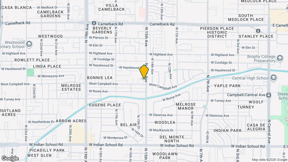 4508 N 15th Ave Map and Location Details