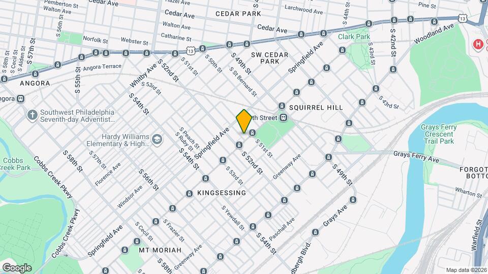 5113 Chester Ave Map and Location Details