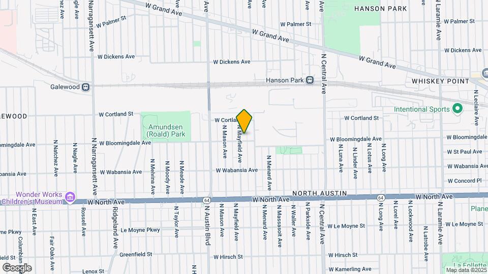 1805 N Mayfield Ave Map and Location Details