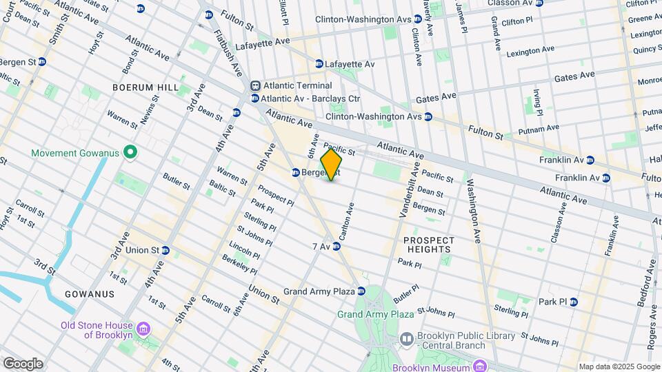 528 Bergen St Mapa y Detalles de la Ubicación