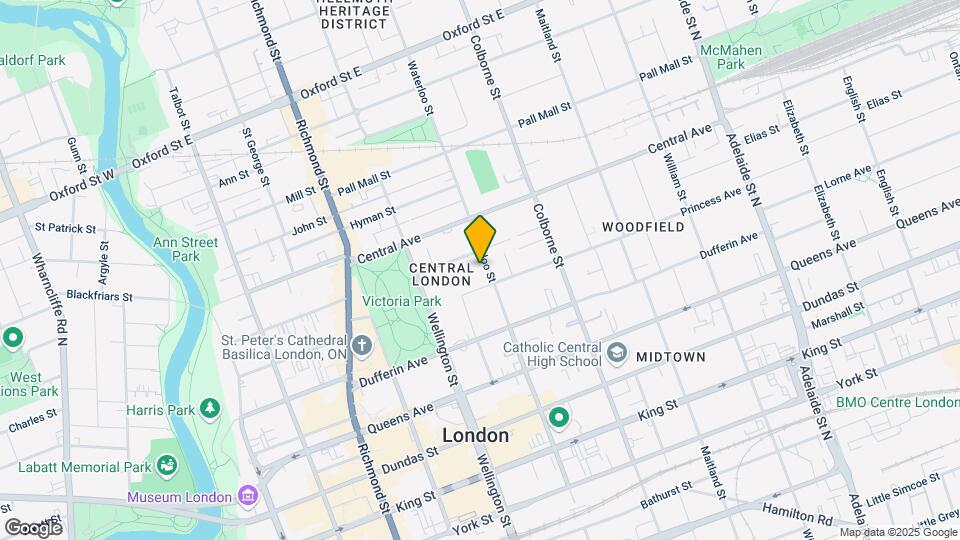 549 Waterloo St Map and Location Details