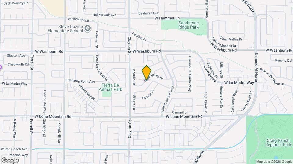 1917 Casa Verde Dr Map and Location Details