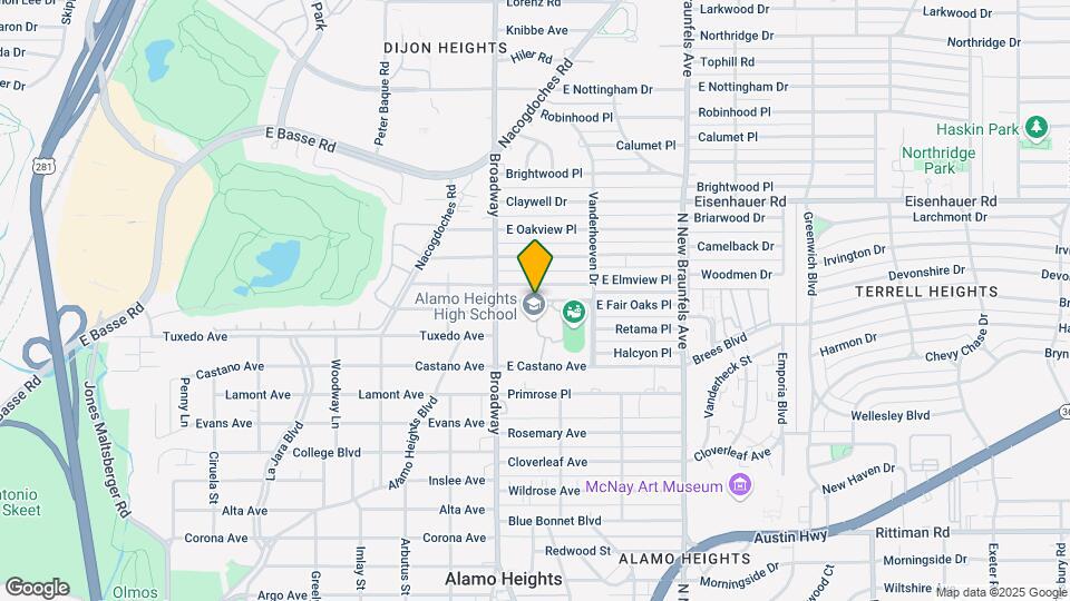 140 E Fair Oaks Pl Map and Location Details