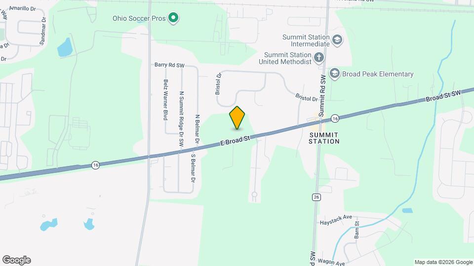 14628 E Broad St Map and Location Details