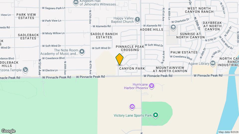 4451 W Creedance Blvd Map and Location Details