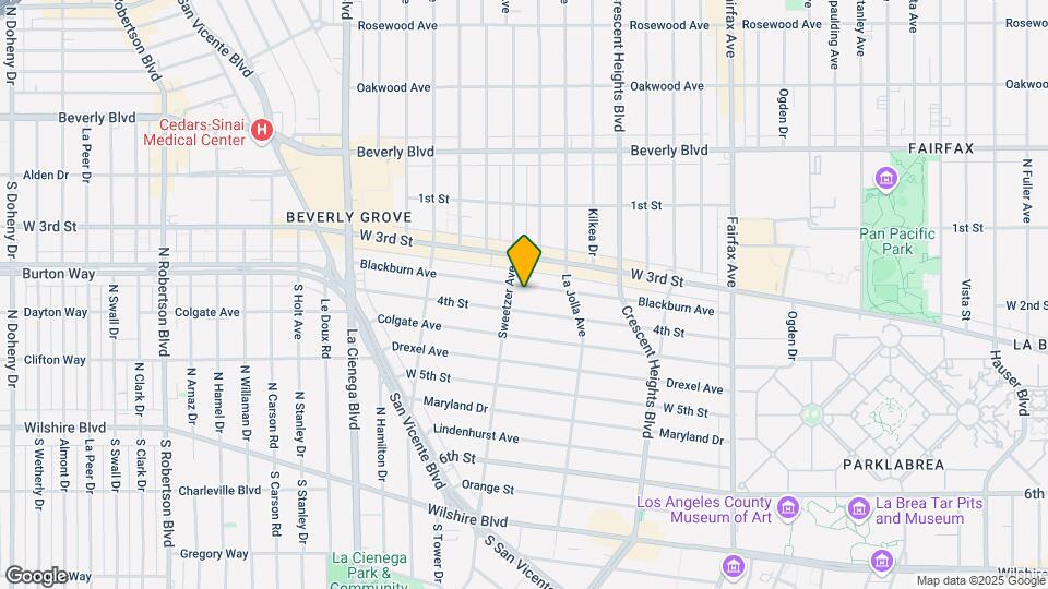 8250 Blackburn Ave Map and Location Details