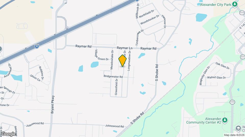 3401 Lacross Dr Map and Location Details