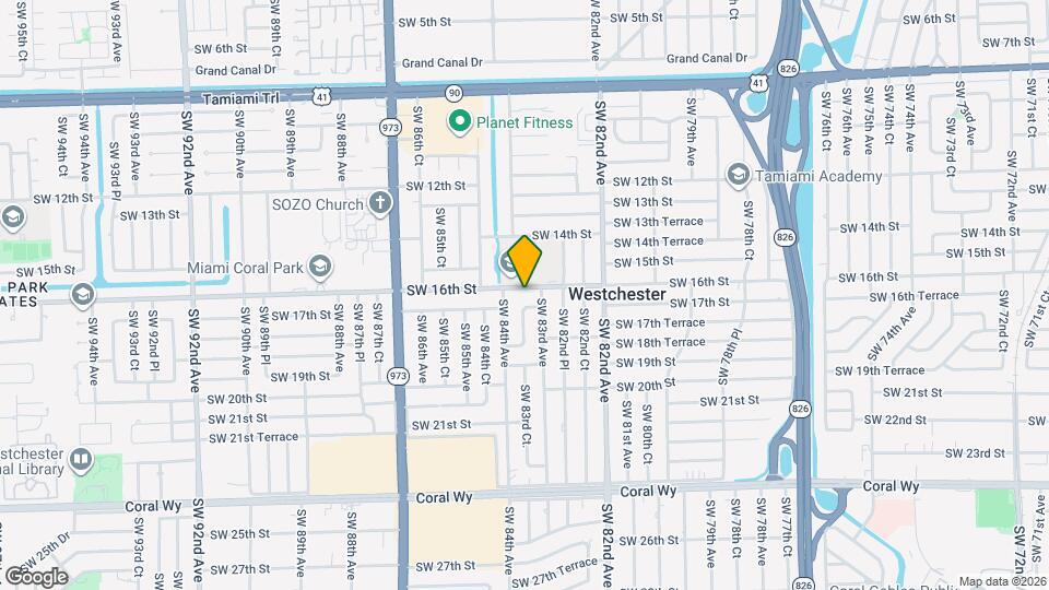 8320 SW 16th St Mapa y Detalles de la Ubicación