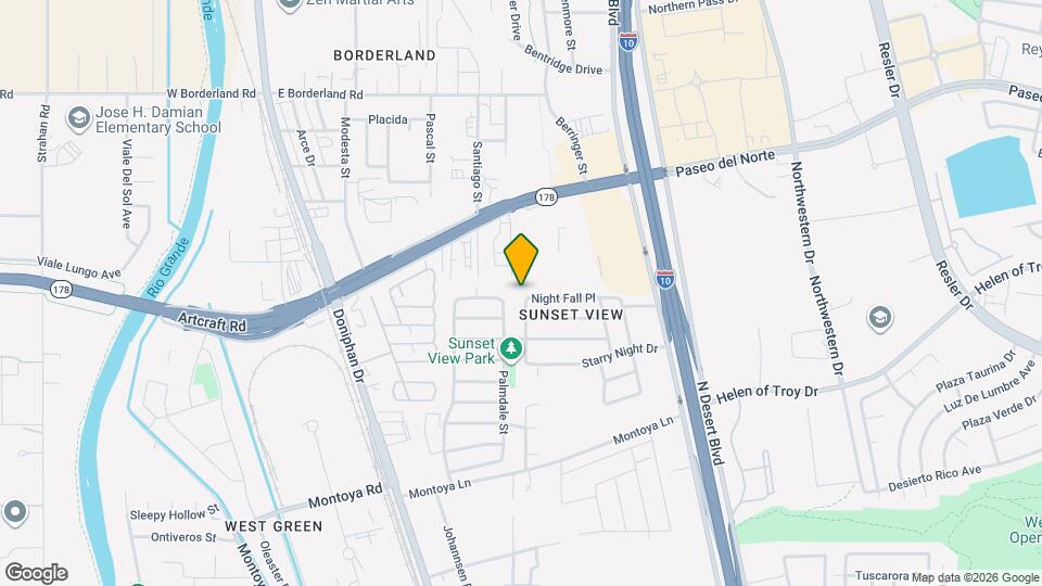 6189 Night Fall Pl Map and Location Details