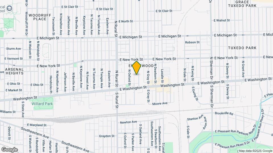 44 N Oakland Ave Map and Location Details