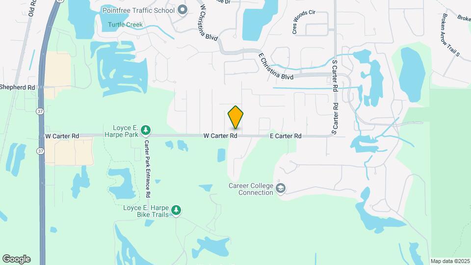 111 W Carter Rd Map and Location Details