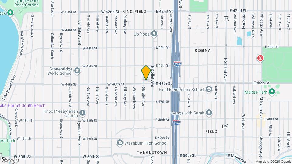 4555 Blaisdell Ave Map and Location Details