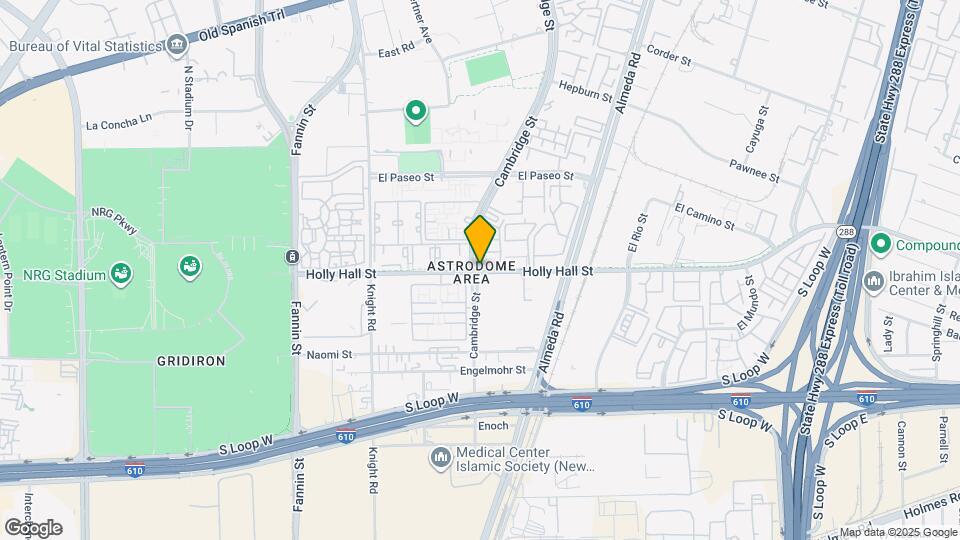 2307 Huldy St Map and Location Details