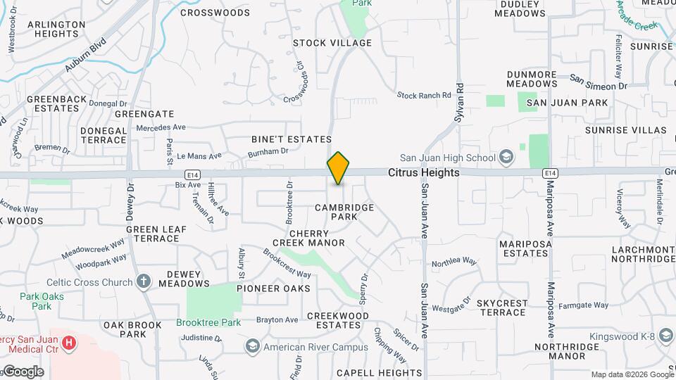 6129 Terrell Dr Map and Location Details