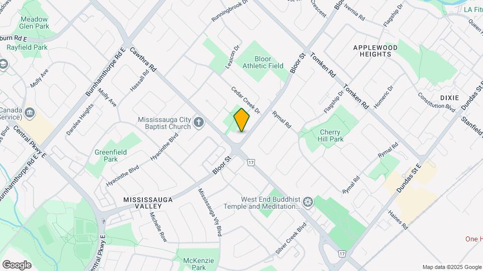 3351 Cawthra Rd Map and Location Details