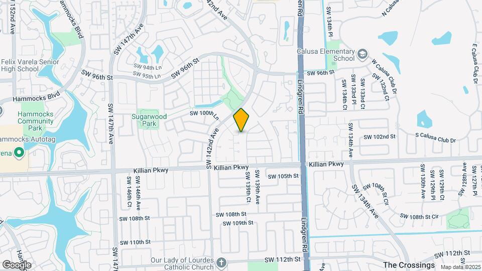 10025 SW 139th Pl Map and Location Details