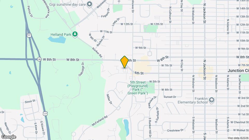 1126 Country Club Ln Map and Location Details