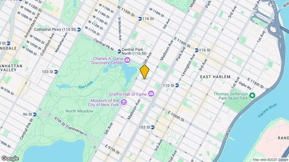 19 E 108th St Map and Location Details