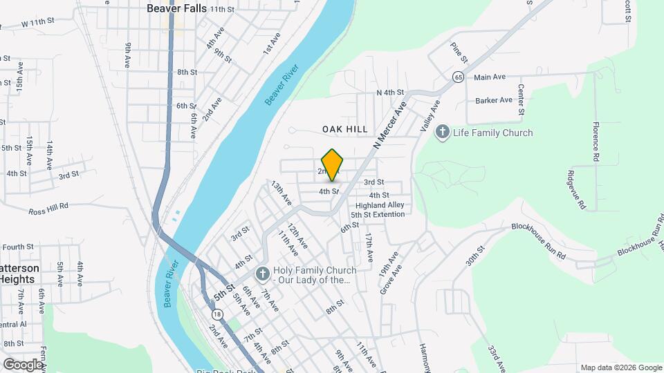 1459 4th St Map and Location Details